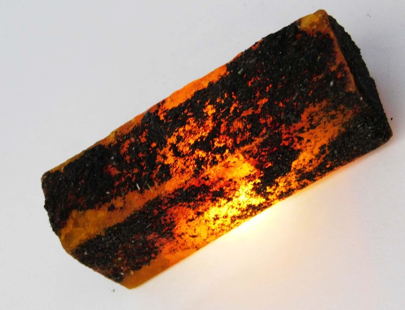 Natural Yellow Sapphire Rough 35 Carat Earth Mined CERTIFIED Gemstone Rough