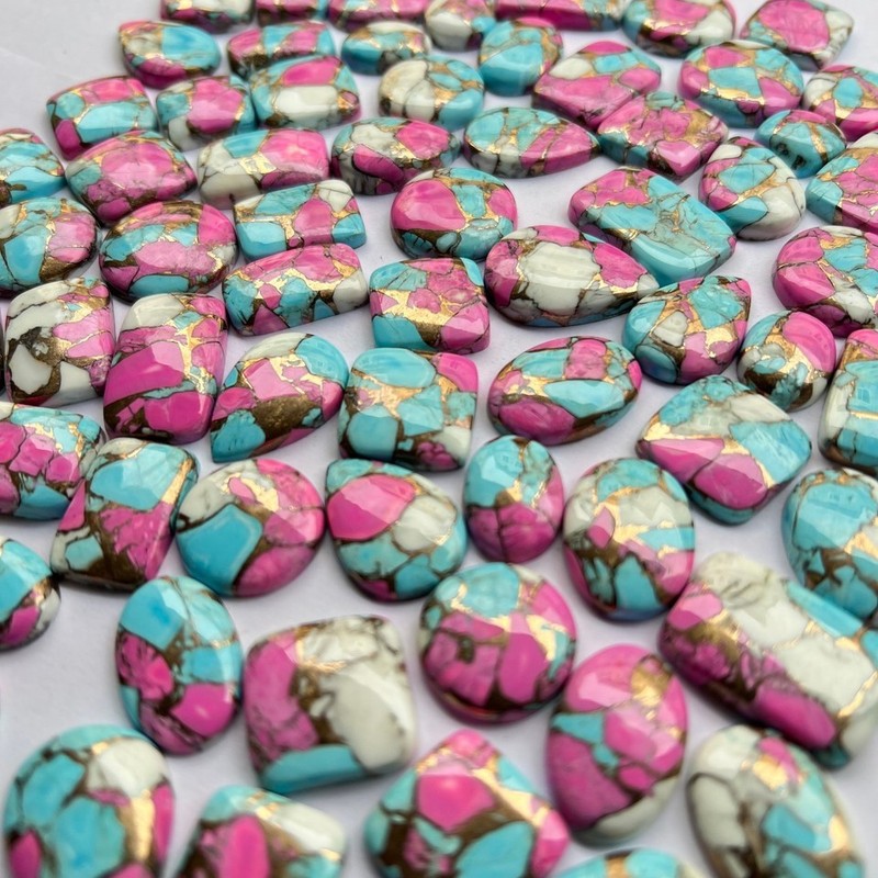 [WHOLESALE] COTTON CANDY KINGMAN TURQUOISE GOOD QUALITY STONE FREE FORM LOT gallery