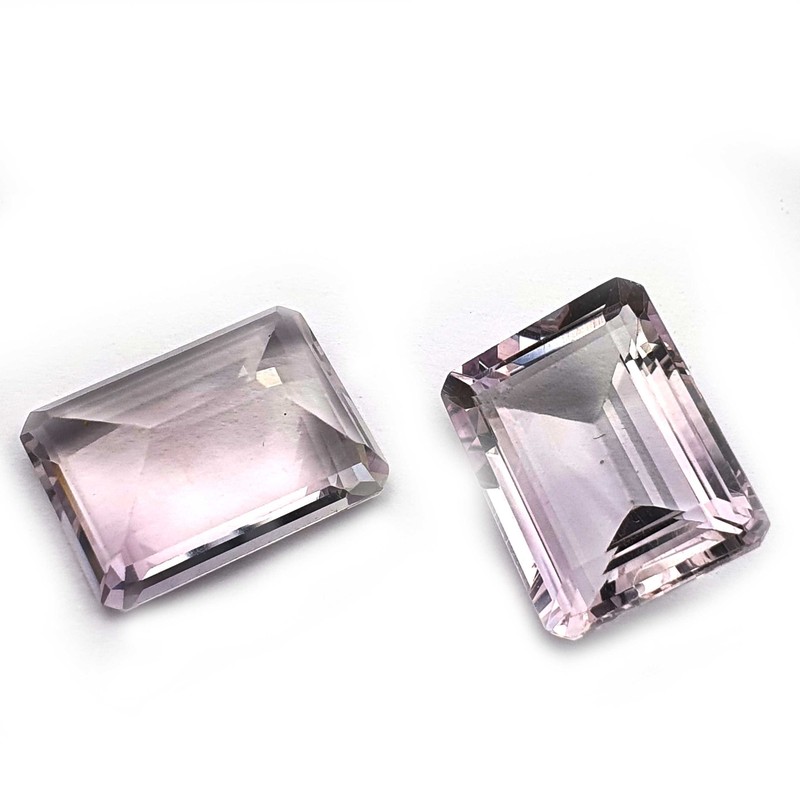 Natural Lavender Amethyst Octagon Cut Gemstone Lot 7Pcs 15*20 MM 150CT( Approx.)