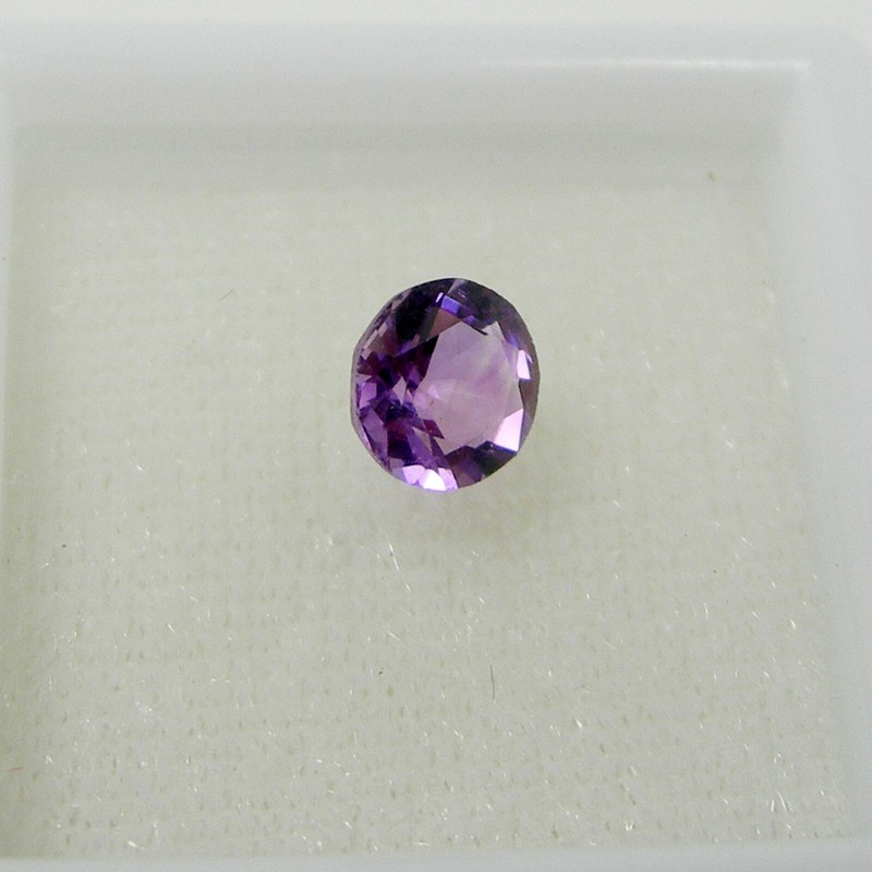 5.50 mm Round Natural Amethyst Loose Gemstone Light Violet Purple, 0.66 carat gallery