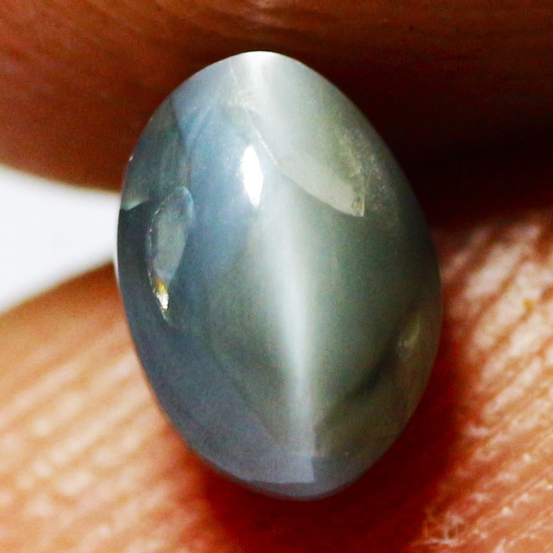 1.28Ct Eye-opening Oval 6 X 4 mm Natural Color Change Alexandrite Cats Eye