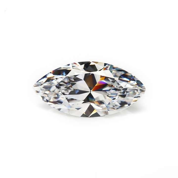Cubic Zirconia Fine Cut Lab Created Marquise Loose Gemstone For Assorted Jewelry gallery