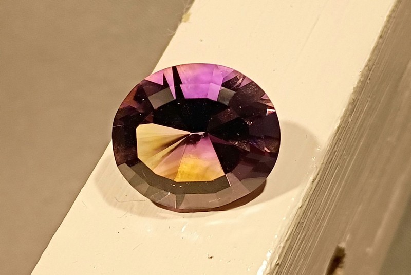 Natural Ametrine Oval Cut, Loose Gem 7.08 ct 9×11 mm (1174)