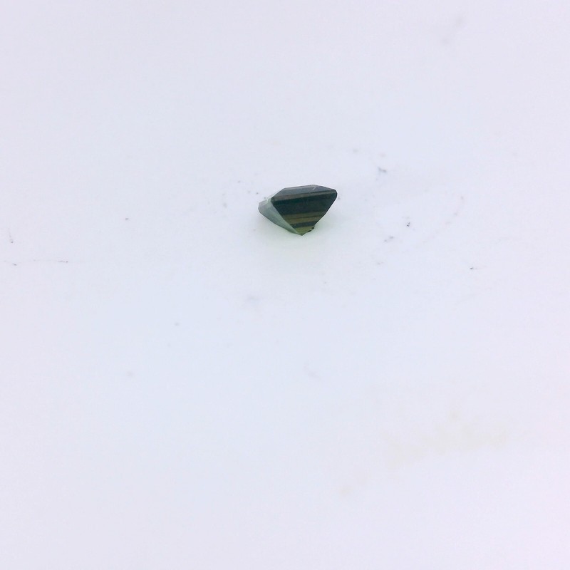 0.17ct Loose Princess Cut Olive Green Peridot Gemstone 3 x 3mm gallery