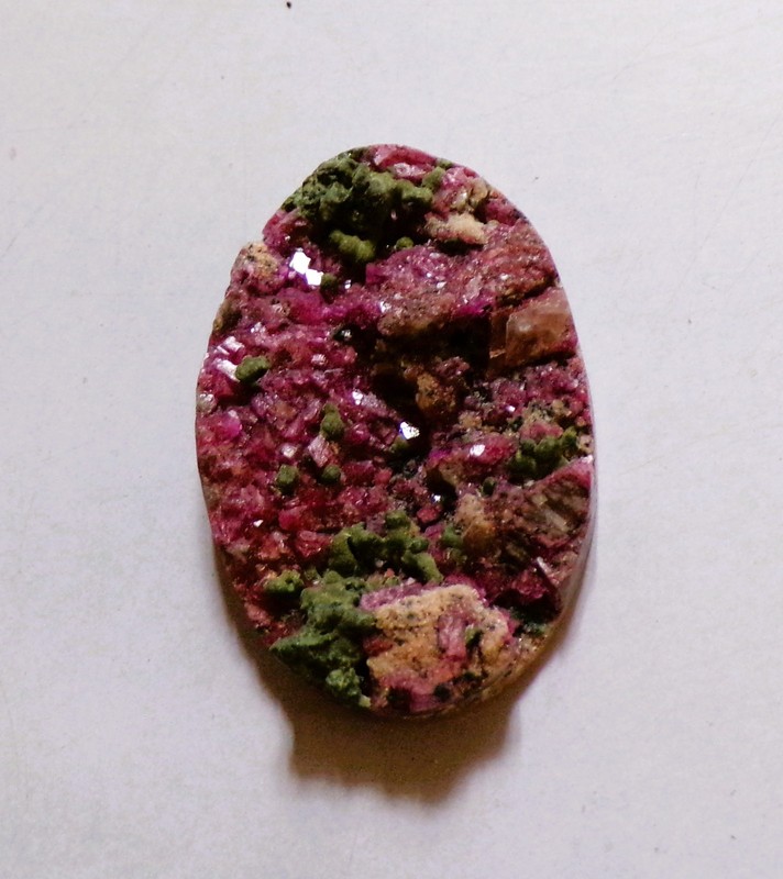 50.90 Cts Natural Cobalt Calcite Druzy Cabochon Loose Gemstone 40X27X7MM 35
