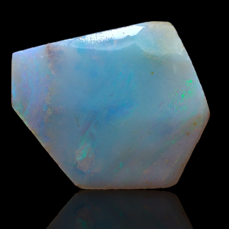 8.35 Cts Australian Fire Opal Loose Rough Ethical Gemstone Natural 22x18x3 mm gallery