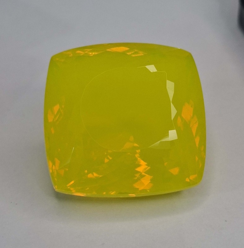Certified Fire Cushion Cut 117-119 Ct Welo Opal Natural Loose Gemstone SB825