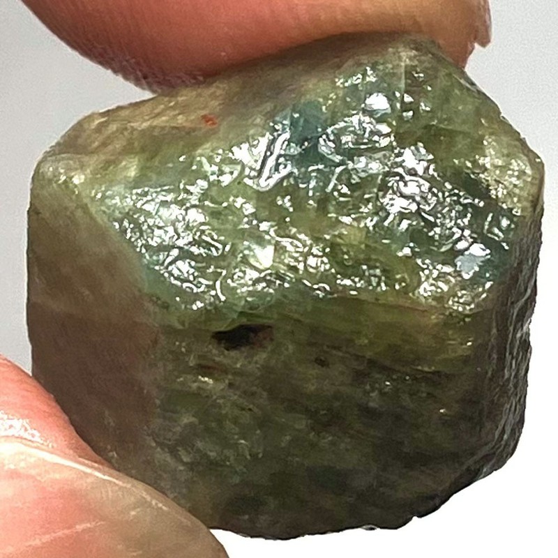 27.15 Ct - Natural 100% Very Good Rough Bi-Color Blue Green Sapphire Madagascar gallery