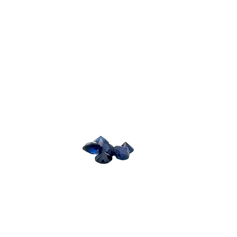 0.30ct Loose Round Cut Lab Created Blue Sapphire Gemstone 4 x 4mm gallery