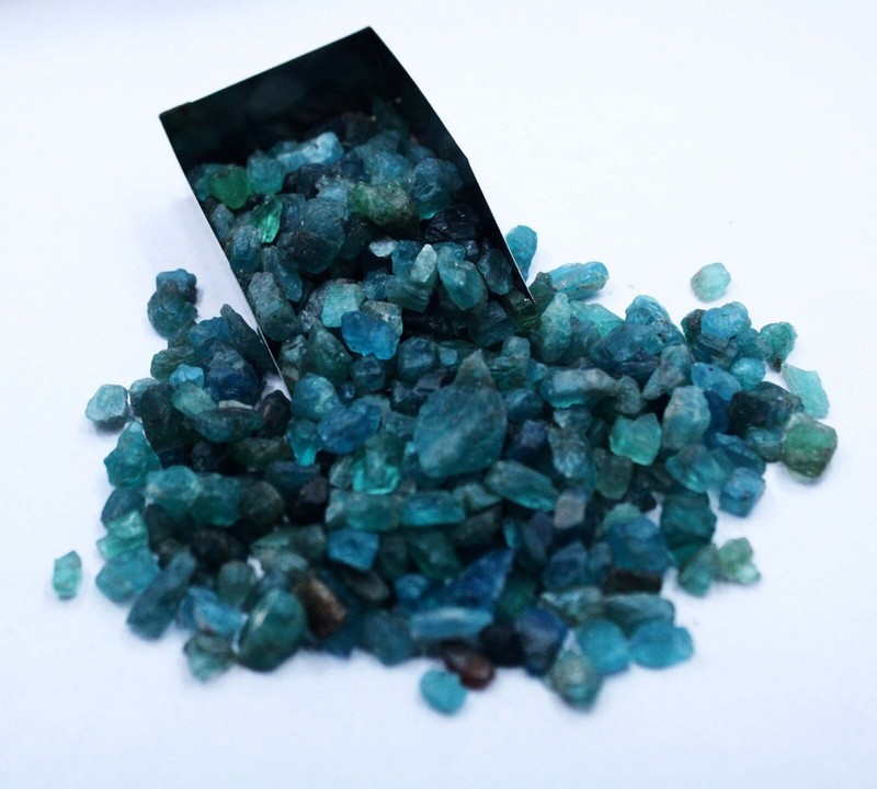 50 Ct Natural Rare Blue Aquamarine Raw Rough CERTIFIED Uncut Raw Rough Lot gallery