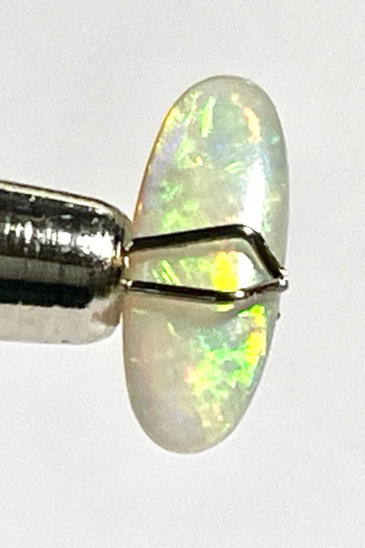1.0 ct natural solid Australian Opal, 12.5mm x 4.8mm