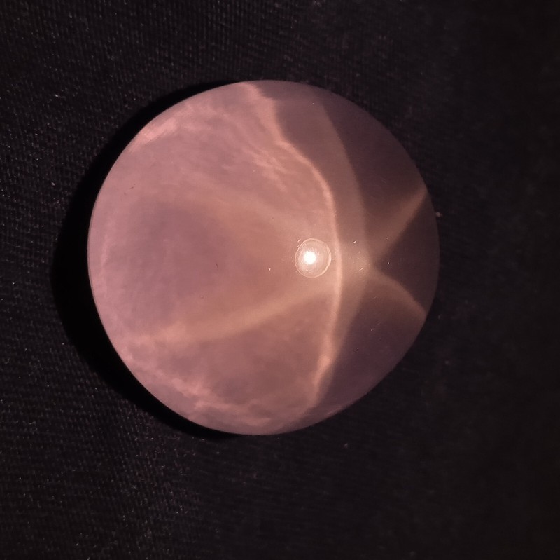 169 Carat Natural Top Quality Rose Quartz 6 Ray Star Round Shape Cabochon Gems