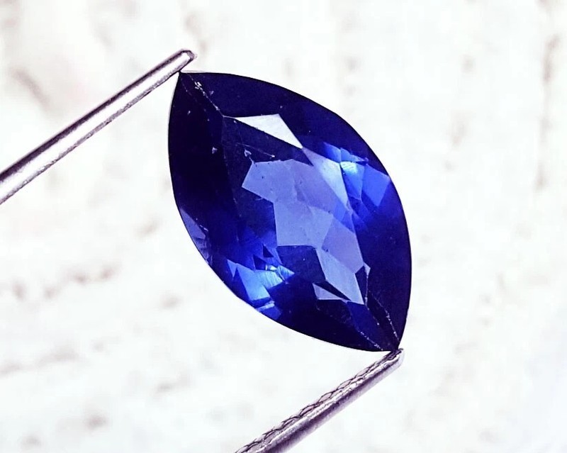 Natural 21 Ct Marquise Cut Blue Sapphire Loose Flawless AGL Certified Gemstone gallery