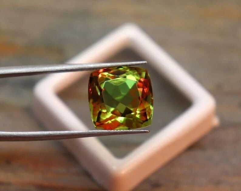 Natural Color Changing zultanite Cushion 10.23 Ct+ Loose AG Gemstone Certified