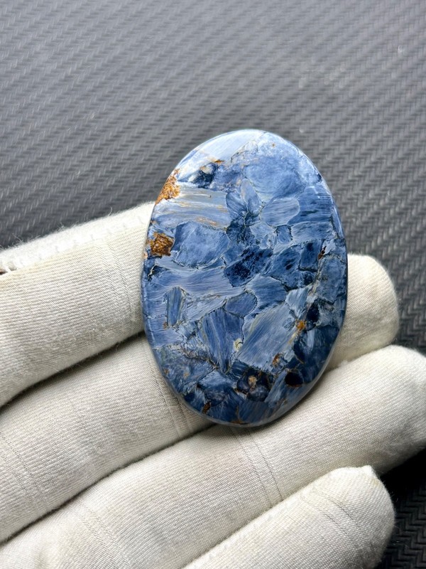 Pietersite Gemstone Cabochon: Natural Designer Stone Gemstone,49Ct,44x30x4MM. gallery