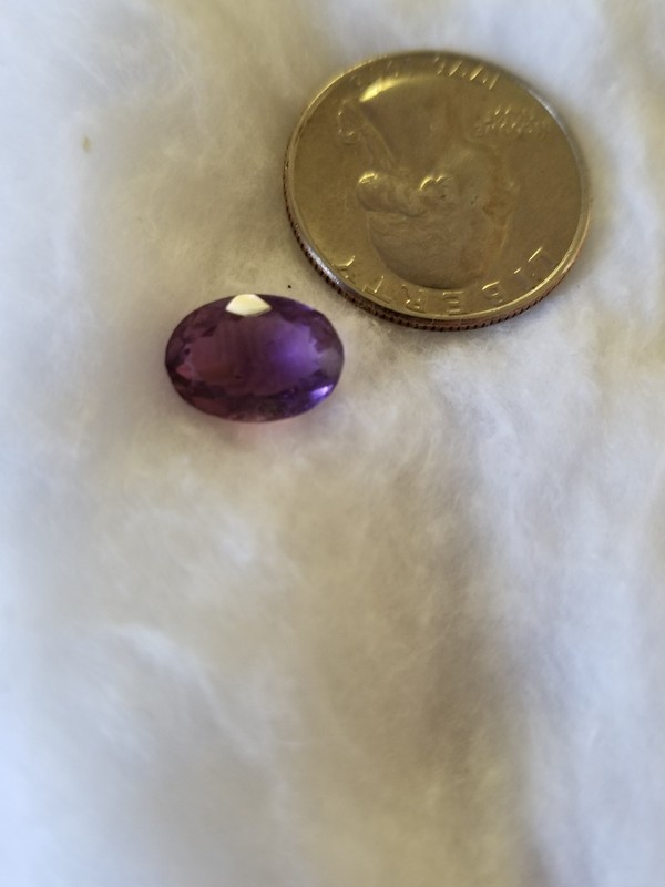 Amethyst 4.37 Carat 100% Natural Brazil Unheated, Untreated Purple Gemstone gallery