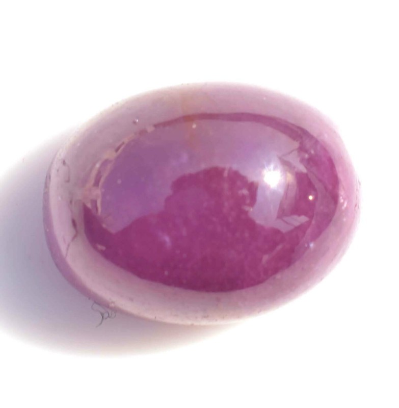 AAA 8x6 MM Natural CERTIFIED Mozambique Red Ruby Oval Gemstone Cabochon 2.60 Ct gallery