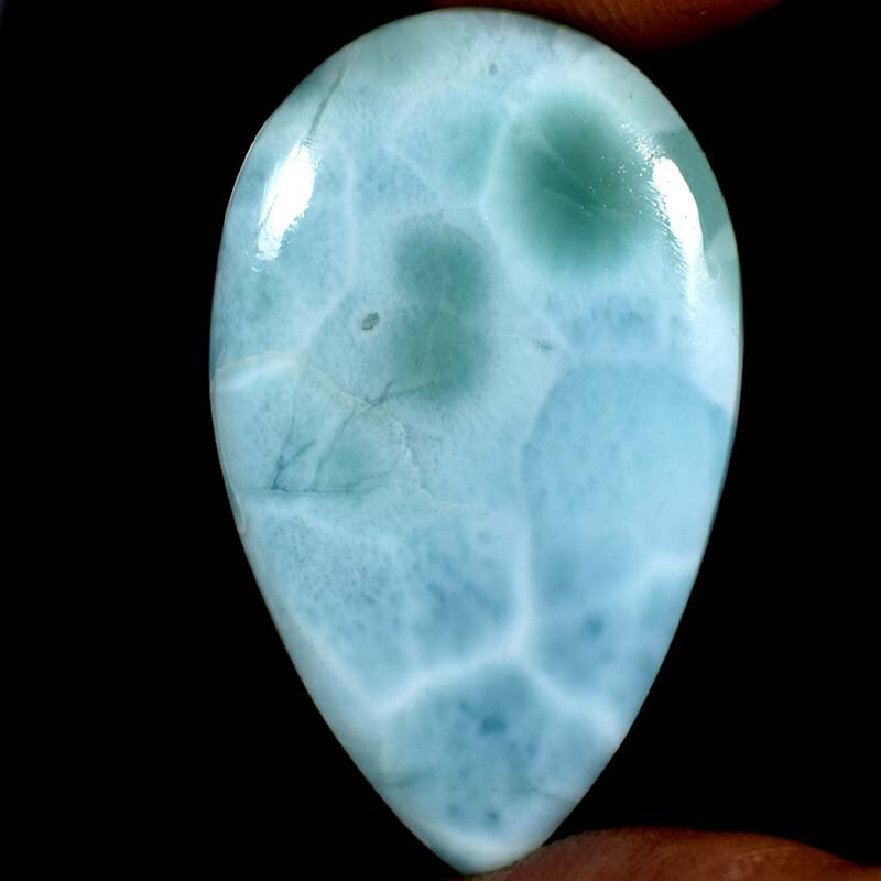 Larimar ( Pectolite) 100% Natural Sky Blue Loose Gemstones Fancy Cab 34.80Cts.