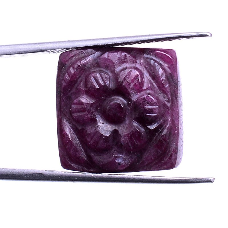 17.45 Ct Natural Ruby Untreated Rare Moghul Carved Exclusive Huge Loose Gemstone