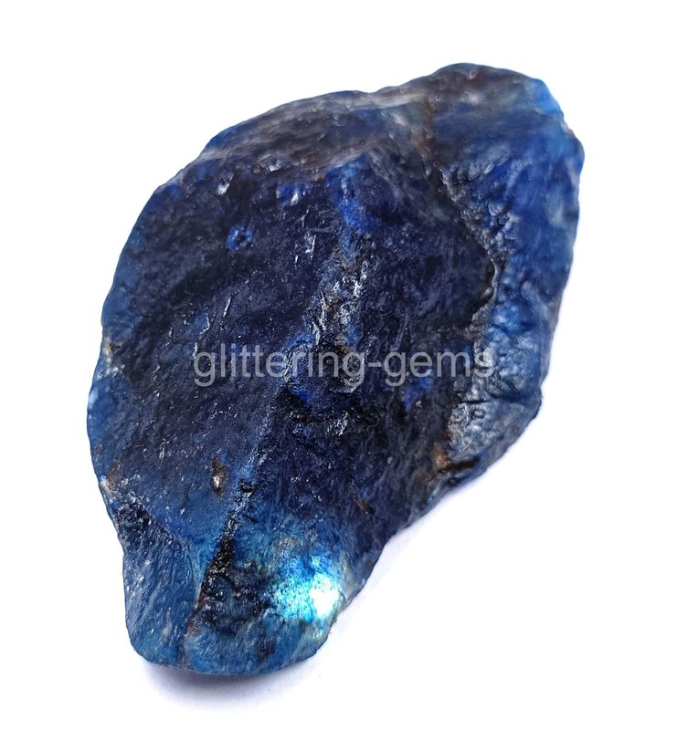 DYED 558.5 Ct Certified Blue Sapphire Uncut Rough Natural African Gemstone 5AIE