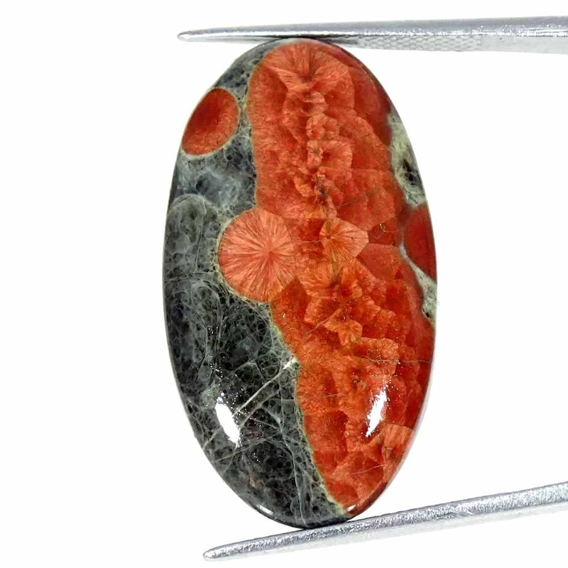 18.60Cts Natural Peanut Obsidian Oval Cabochon Loose Gemstone 17x30x5mm