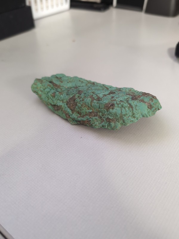 Large Arizona - KINGMAN TURQUOISE Slab - Very Unique - Rare Green gallery