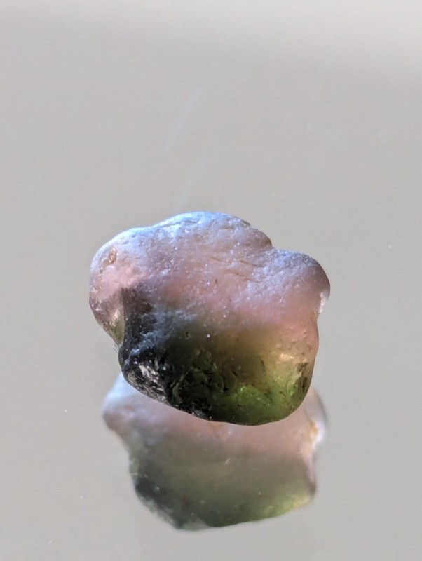 USA seller IF 2.83 ct, Bi color tourmaline facet rough gemstone specimen