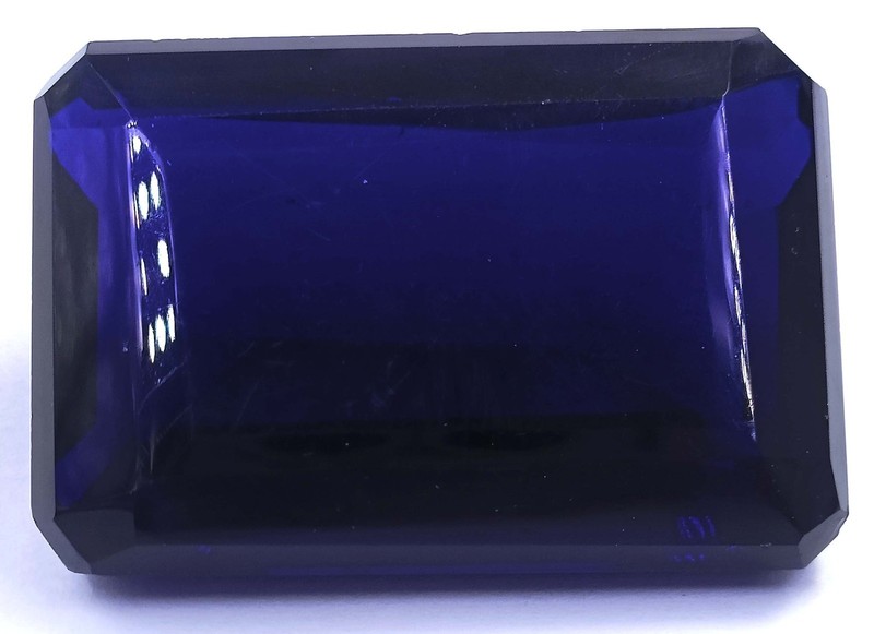 182 Ct Natural Blue Sapphire Emerald Shape EGL Certified Loose Gemstone 6MGM