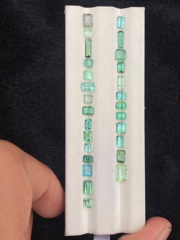 12.30Ct Natural Cut Tourmaline Lot loose gemstone from Afghanistan