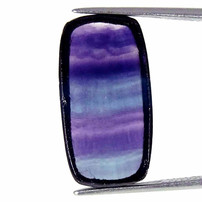 17.10Cts Natural Fluorite Cushion Cabochon Loose Gemstone gallery