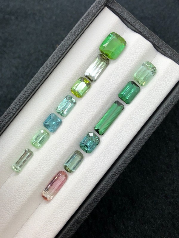 12.30 Cts Mix Tourmaline Lot from Afghanistan