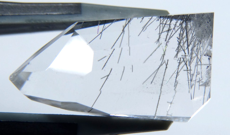 IP30 Tourmalinated Quartz 23.25ct 23x11x8mm Black needles with inclusions gallery