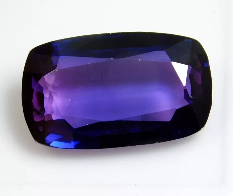 Purple Blue Sapphire Natural Cushion Cut EGL Certified 14-16 Ct Loose Gemstone