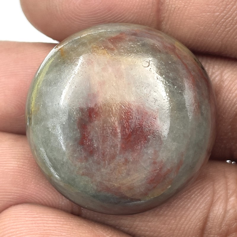 128 Cts Natural Untreated/Unheated Huge Bi Color Sapphire Loose Gemstone