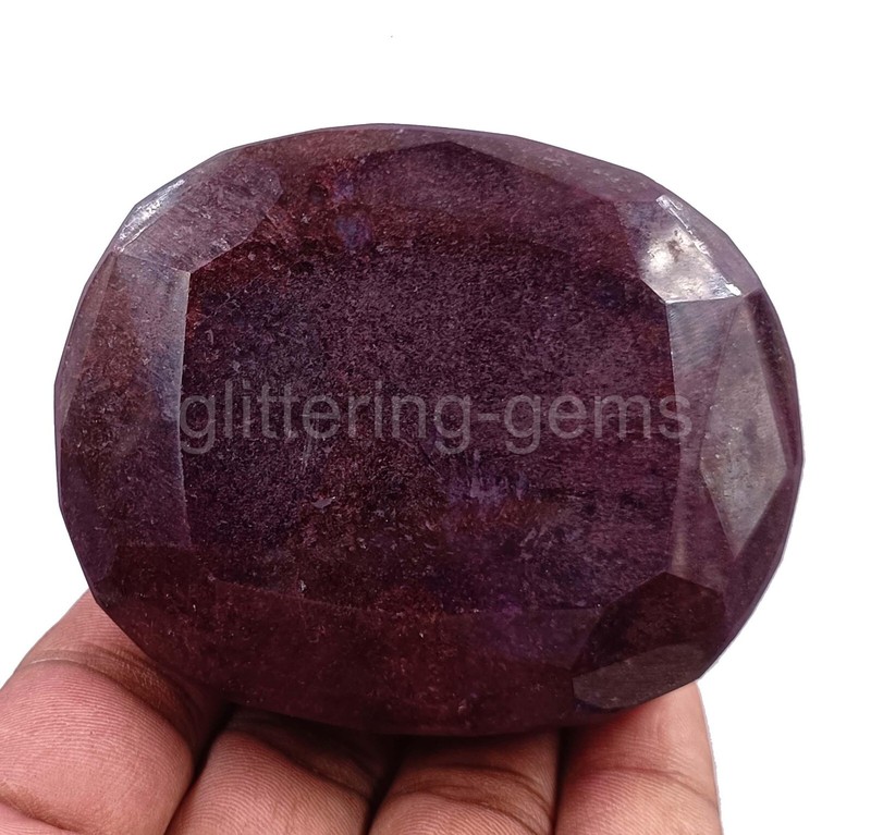 Natural 1579.0 Ct Big Red Ruby Africa IGL Oval Shape Certified Loose Gems 5JSQ gallery