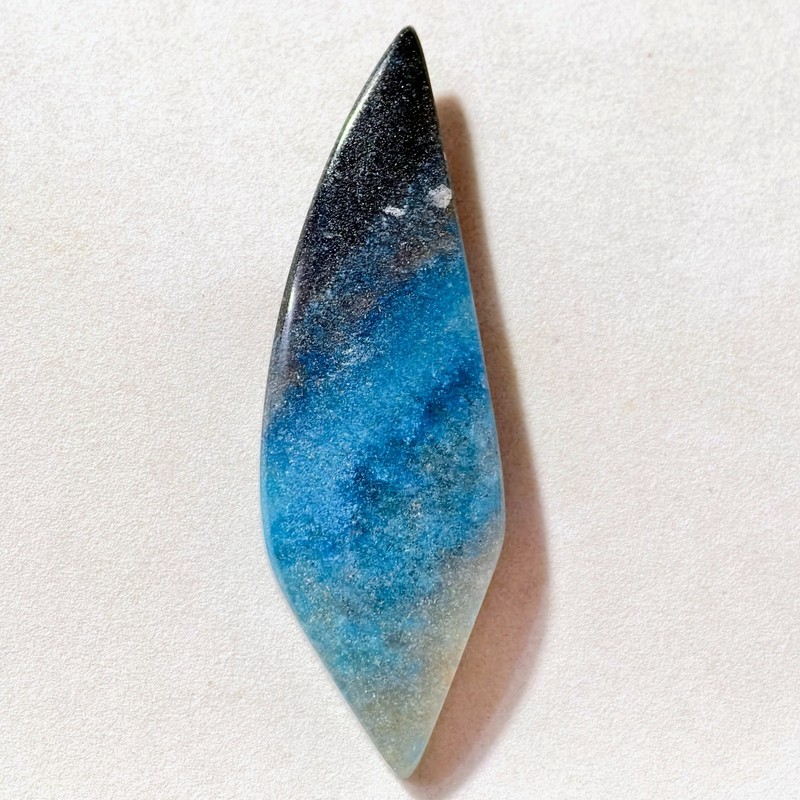 65 Cts Natural Trolleite Cabochon Gemstone For Jewelry 63 X 20 MM