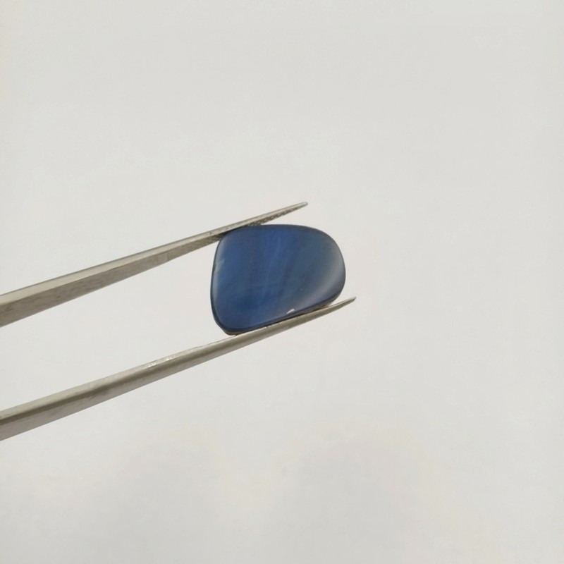 4.90Ct Natural Doublet Opal Fancy Cabochon Light Blue Gem 15×12.2mm Namibia