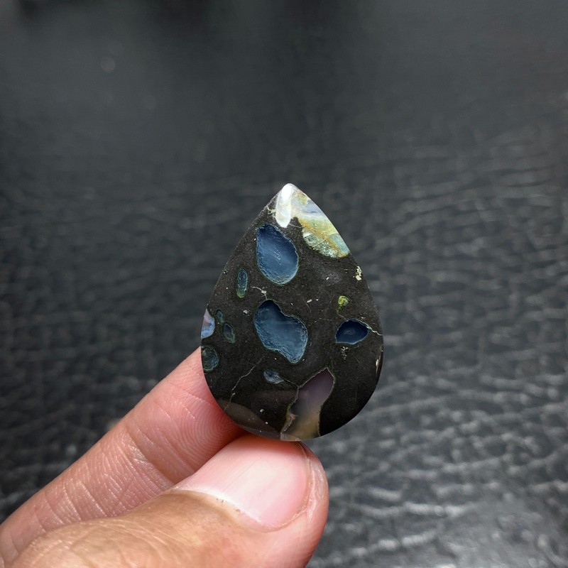 Amygdaloidal Agate Cabochon 27x19x5mm High Quality 19.5 ct