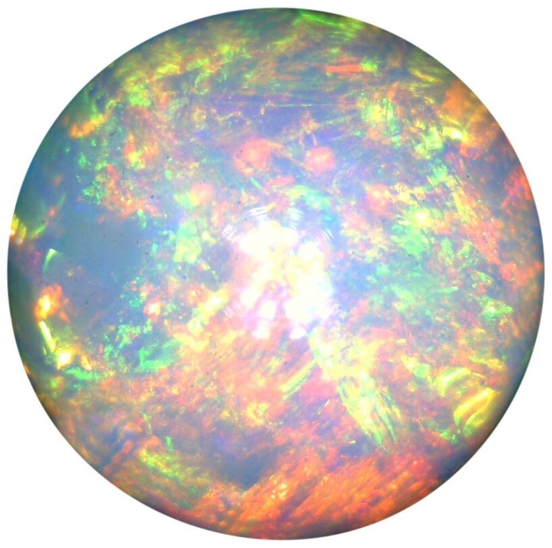 Natural Extra Fine Opal – Round Cabochon – Ethiopia – AAA+ Grade