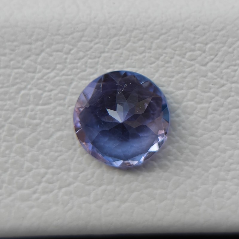 Natural blue tanzanite gemstone 5mm round shaped loose gemstone for jewelry gallery