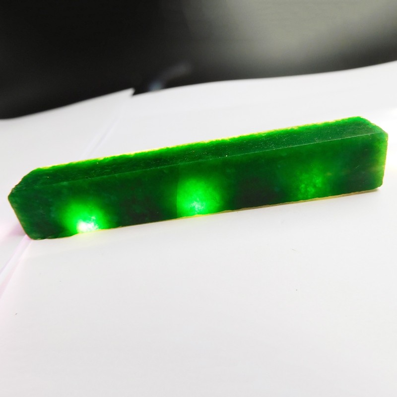 Brilliant 158.55 Ct Natural Green Emerald Rough UnCut CERTIFIED Loose Gemstones gallery