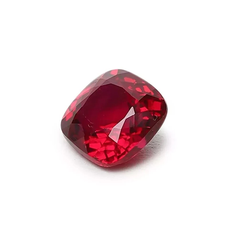 Red Ruby Cushion 11-13Ct Natural Unheated Mozambique Loose Certified Gemstone
