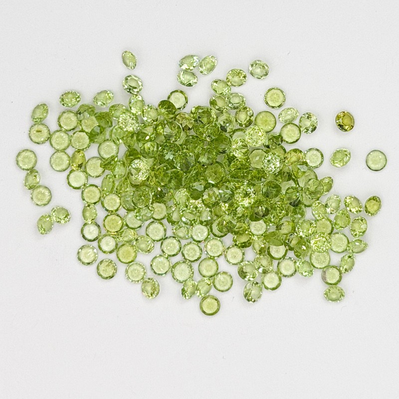 Natural Peridot 4mm Round Faceted 2, 5, 10 or 15 pcs Loose Gemstones USA Seller gallery