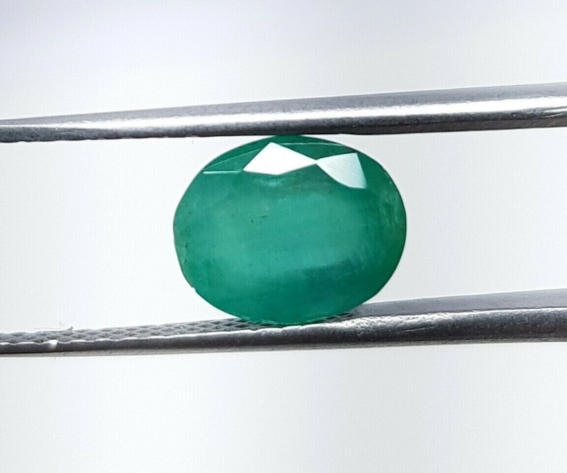 100% Natural Zambian Emerald Beautiful Oval Cut Birthstone Natural Emerald Oval