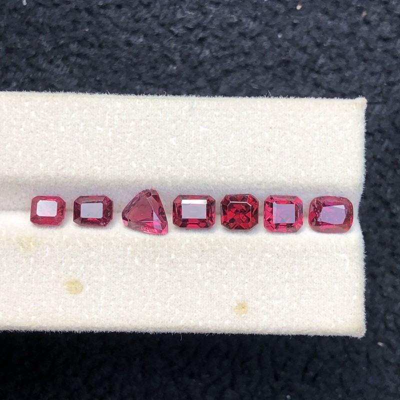 7.80 Carat Beautiful Natural Rhodolite Garnet From Africa Tanzania Mine gallery