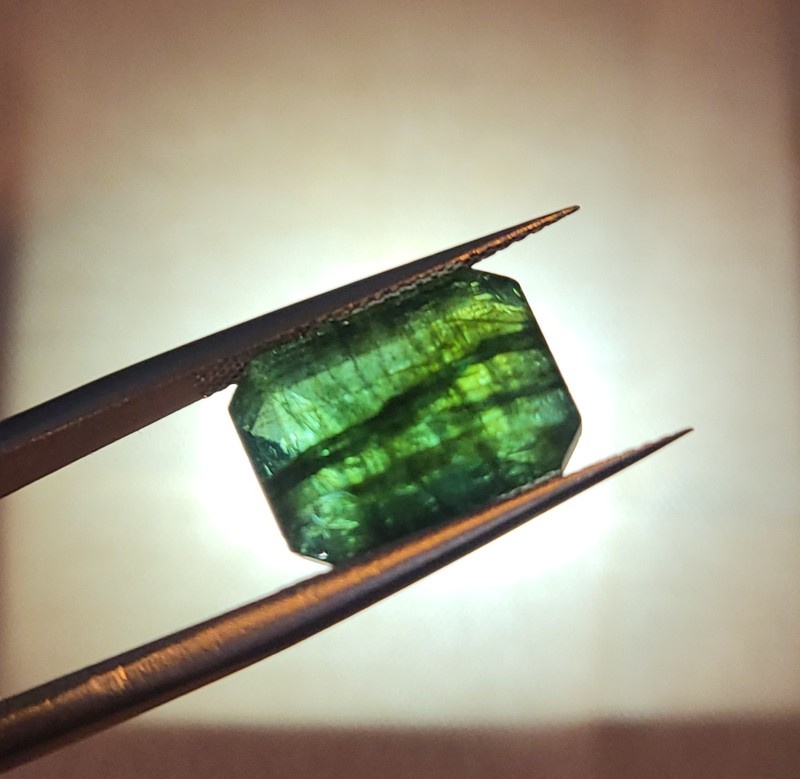 Stunning Natural Untreated Certified Ideal Dark Green Zambian Emerald 6.29ct