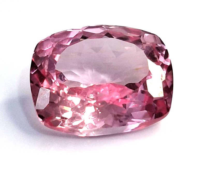 Natural Pink Morganite Cushion Cut 13-15 Ct Certified Loose Gemstone SP763