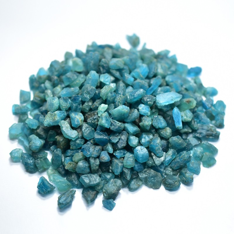 142.9 Ct Raw Apatite CERTIFIED Gemstone Natural Blue Uncut Rough Loose Gemstone