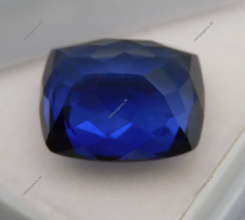 11.00 Ct Genuine Natural Blue Tanzanite Cushion Cut Certified Loose Gemstone gallery