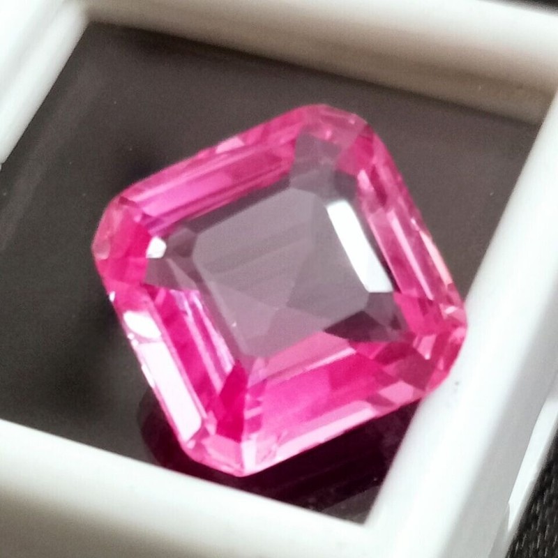 Square Cut Natural Spinel Loose Gemstone EGL Certified From Myanmar 10-12 Ct